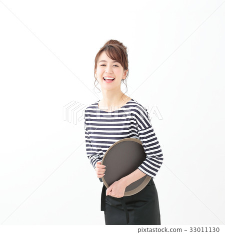 Smiley women food and drink industry Smiley women food and drink industry 33011130