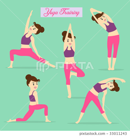 Yoga element for exercise daily. Yoga element for exercise daily. 33011243