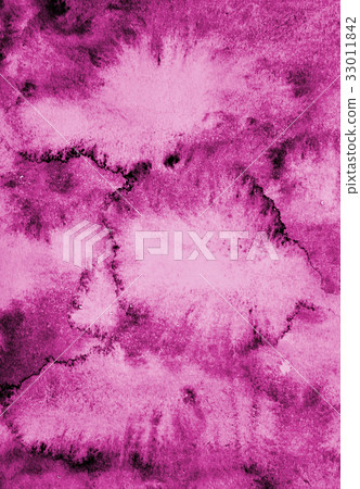 Abstract pink watercolor on paper texture Abstract pink watercolor on paper texture 33011842