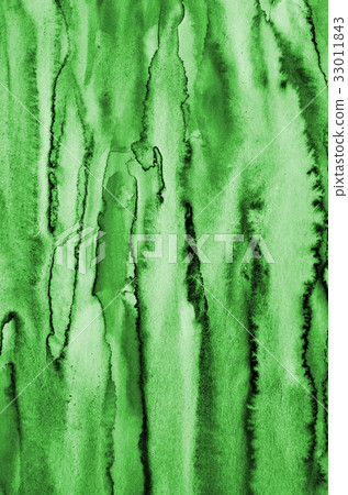 Abstract green watercolor on paper texture Abstract green watercolor on paper texture 33011843