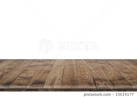 Rustic wooden table vintage style in perspective Rustic wooden table vintage style in perspective 33014177