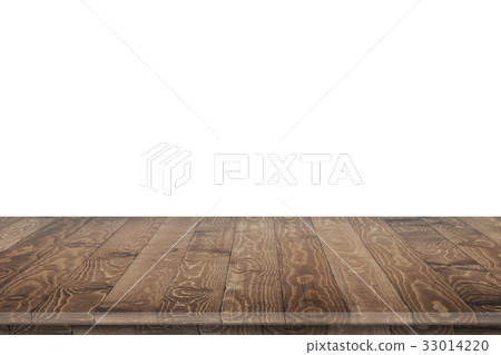 Rustic wooden table vintage style in perspective Rustic wooden table vintage style in perspective 33014220