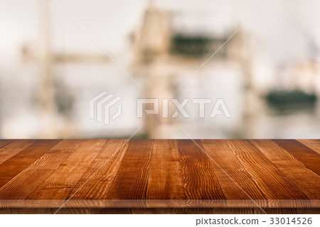 Wooden tabletop perspective for product placement 33014526