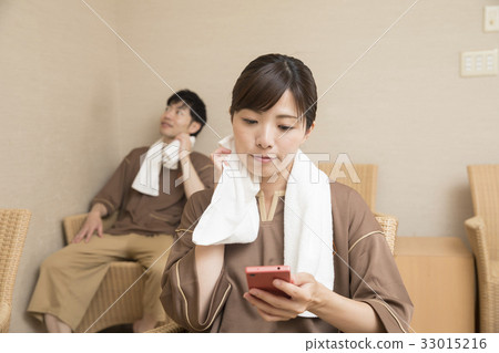 溫泉設施的休息室圖像 溫泉設施的休息室圖像 33015216