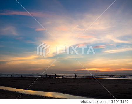 黃昏的海邊 33015382