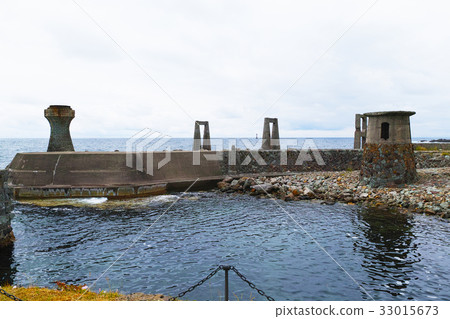 [National Historic Site-Sado Gold Ginzan Ruins-Civil Engineering Heritage] Sado Mine Oma Port 33015673