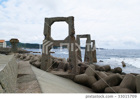 [National Historic Site, Sado Gold and Silver Mine Ruins, Civil Engineering Heritage] Sado Mine Oma Port (loader pier) 33015709