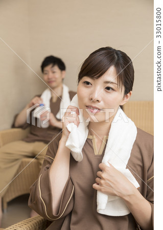 溫泉設施的休息室圖像 溫泉設施的休息室圖像 33015800