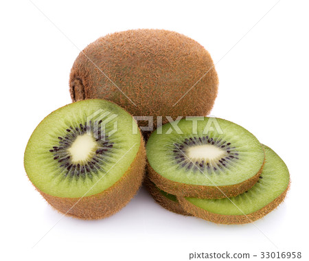 Kiwi fruit isolated on white background Kiwi fruit isolated on white background 33016958