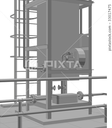 Petroleum gas heating furnace. Tracing Petroleum gas heating furnace. Tracing 33017475