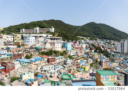 Gamcheon Culture Village Busan South Korea with bl Gamcheon Culture Village Busan South Korea with bl 33017864