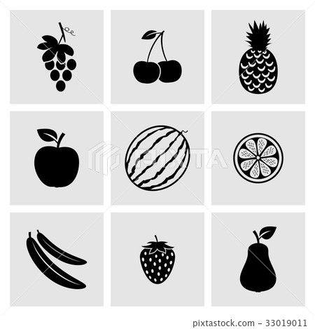 Fruit icons Fruit icons 33019011
