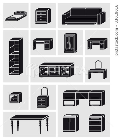 Furniture icons 33019016
