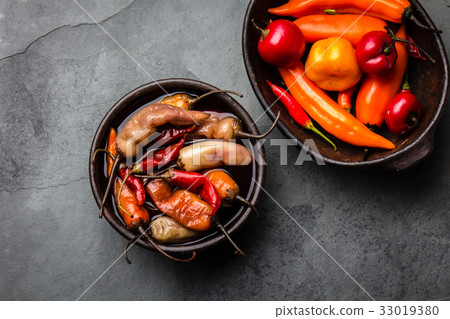 Latin American escabeche - fermented chili pepper 33019380