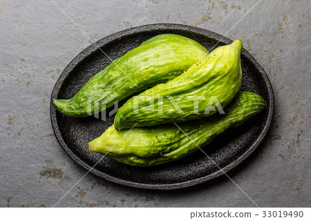 Fresh peruvian Latin American vegetable - Caigua - Fresh peruvian Latin American vegetable - Caigua - 33019490