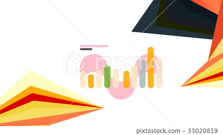 Modern triangle presentation template Modern triangle presentation template 33020819