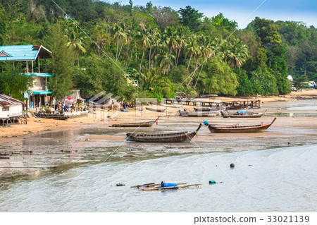 Traditional thai boats in Phang nga,Phuket, Traditional thai boats in Phang nga,Phuket, 33021139