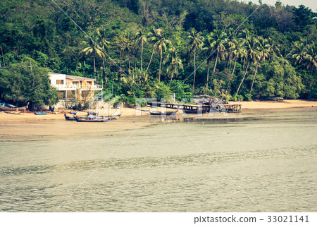Traditional thai boats in Phang nga,Phuket, Traditional thai boats in Phang nga,Phuket, 33021141