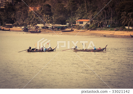 Traditional thai boats in Phang nga,Phuket, Traditional thai boats in Phang nga,Phuket, 33021142