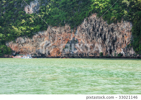 Great rocky mountain in the sea at Phuket,Thailand Great rocky mountain in the sea at Phuket,Thailand 33021146