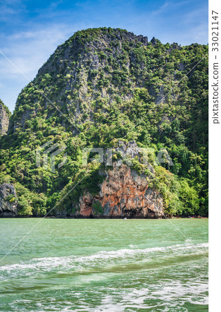 Great rocky mountain in the sea at Phuket,Thailand Great rocky mountain in the sea at Phuket,Thailand 33021147