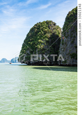 Great rocky mountain in the sea at Phuket,Thailand Great rocky mountain in the sea at Phuket,Thailand 33021148