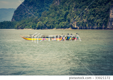 Traditional thai boats in  Phang nga,Phuket,  33021172