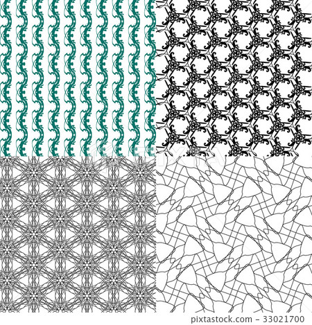 Set of pattern. Modern stylish texture. Repeating - Stock Illustration ...