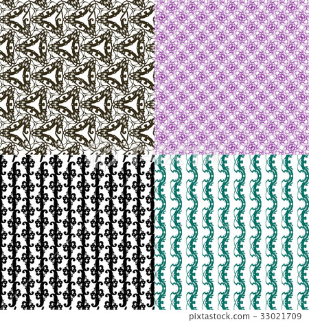 Set of pattern. Modern stylish texture. Repeating - Stock Illustration ...