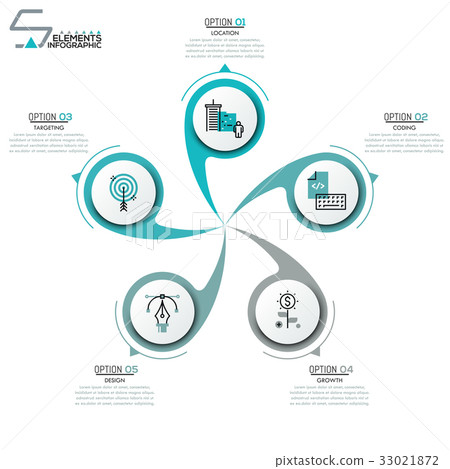 Modern infographic design layout 33021872