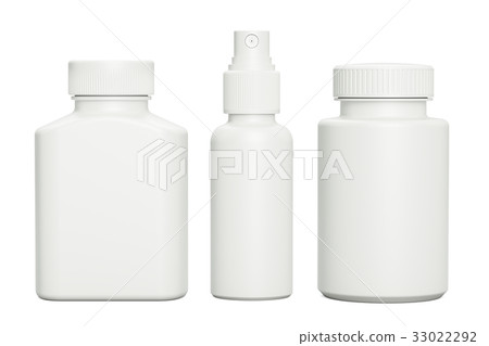 Blank template medical packaging 33022292