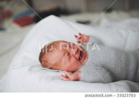 sweet newborn crying baby sweet newborn crying baby 33023703