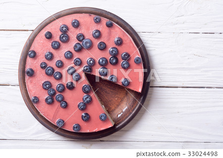 Cheesecake with blueberry Cheesecake with blueberry 33024498