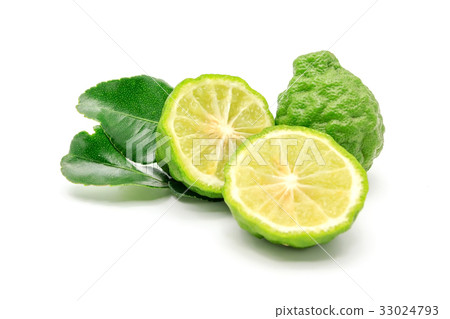 Bergamot fruit, Bergamot isolated on white  33024793