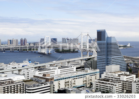 彩虹橋,Odaiba,東京,日本 彩虹橋,Odaiba,東京,日本 33026203