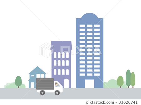 住宅街道和道路 住宅街道和道路 33026741