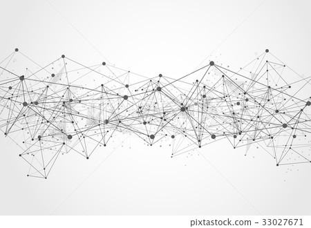 Abstract Polygonal Space Background 33027671