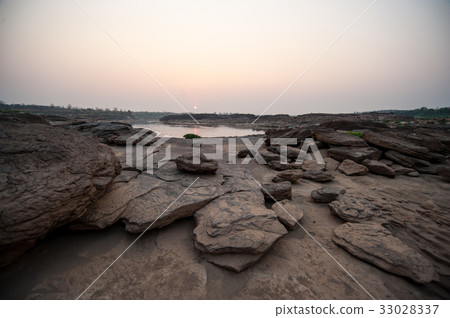 Unseen Sunset at rock holes Stone Grand Canyon 33028337
