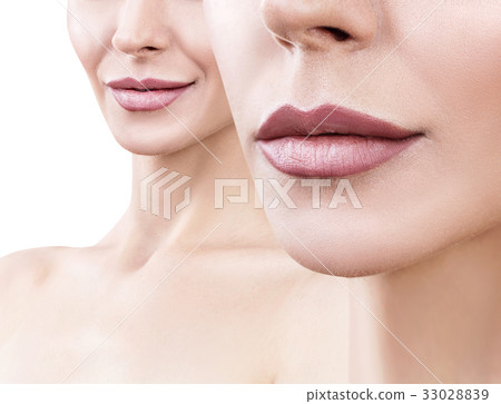 Beautiful woman with perfect lips. Beautiful woman with perfect lips. 33028839