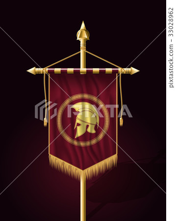 Festive Banner Vertical Flag Helmet of Warrior Festive Banner Vertical Flag Helmet of Warrior 33028962