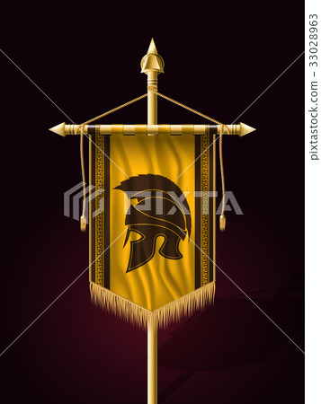 Festive Banner Vertical Flag Helmet of Warrior Festive Banner Vertical Flag Helmet of Warrior 33028963