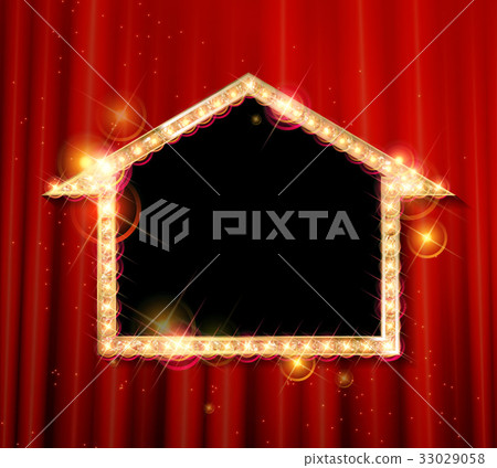 Vector marquee arrow symbol. 33029058