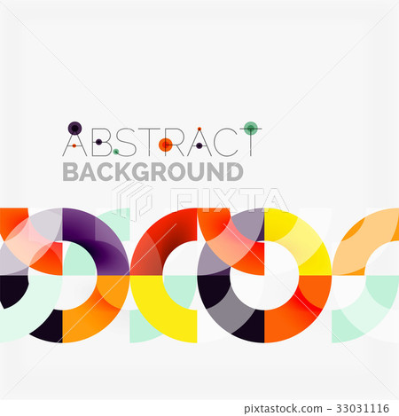 Colorful rings on grey background, modern Colorful rings on grey background, modern 33031116