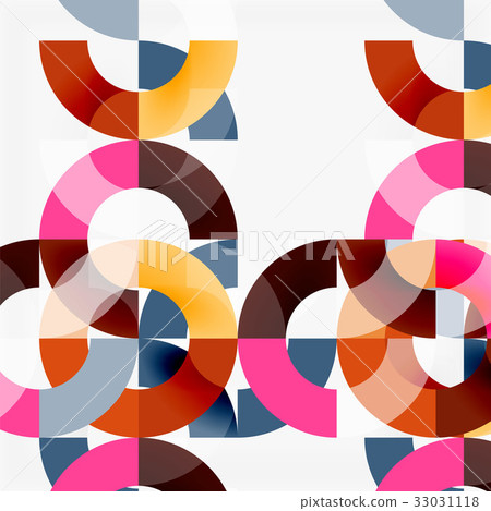 Colorful rings on grey background, modern Colorful rings on grey background, modern 33031118