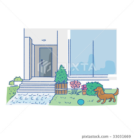 Front door illustration 33031669