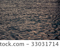 Beautiful blue water surface as a background 33031714