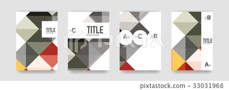 Set of brochure cover templates Set of brochure cover templates 33031968