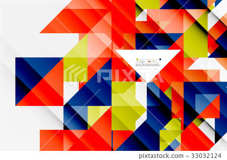 Triangle pattern design background - Stock Illustration [33032124] - PIXTA