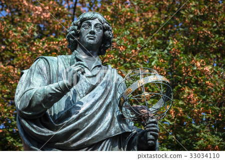 Nicolaus Copernicus statue in Torun, Poland Nicolaus Copernicus statue in Torun, Poland 33034110