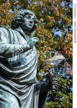 Nicolaus Copernicus statue in Torun, Poland Nicolaus Copernicus statue in Torun, Poland 33034112